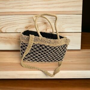 Raffia Net Crochet Raffia Tote
Bag Summer Tote Straw